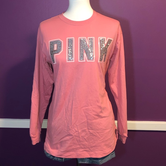 PINK Victoria's Secret Tops - Victoria’s Secret Pink Bling Shirt